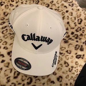 BRAND NEW WOMENS WHITE CALLAWAY HAT